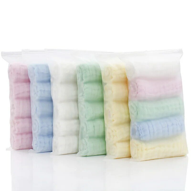 5 sztuk/partia muślin 6 warstwy bawełna miękkie ręczniki dla dzieci dziecko twarzy ręcznik chusteczka kąpieli karmienie twarzy myjka wytrzeć Burp...
