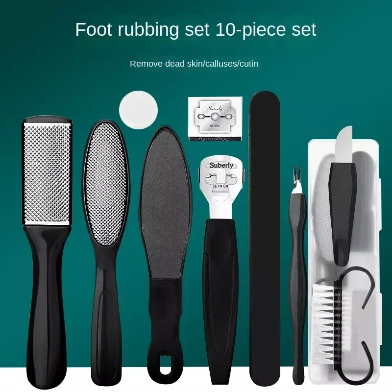 Professional Pedicure Kit Professional Pedicure Tools Set-Foot Rasp Foot Dead Skin Remover for Home&Salon Care Tools Set
