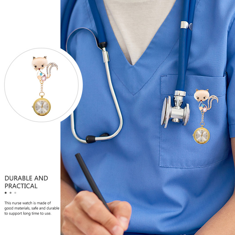 Convenient Pocket Watch Portable Watches Professional Nurse Clock Doctor Accessory