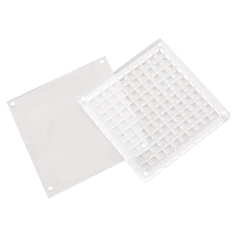 Boîte de présentation de coquillages en acrylique magnétique, boîte de rangement transparente, 36 grilles