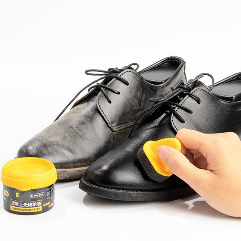 فرشاة تنظيف الأحذية الجلدية سريعة التلميع ، منظف الجلد ، كريم الإصلاح ، فرشاة تنظيف الشمع