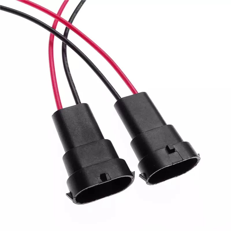 2 Pcs Voor H8 H9 H11 Harnas Mannelijke Socket Adapter Auto Koplamp Kabelboom Connector Fog Lamp Base Socket kabel Plug