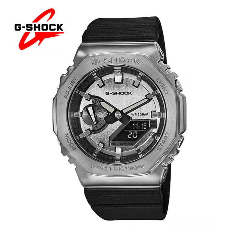 Reloj de G-SHOCK para hombre, cronógrafo de marca de lujo, deportivo, a prueba de golpes, resistente al agua, iluminación, GM-2100