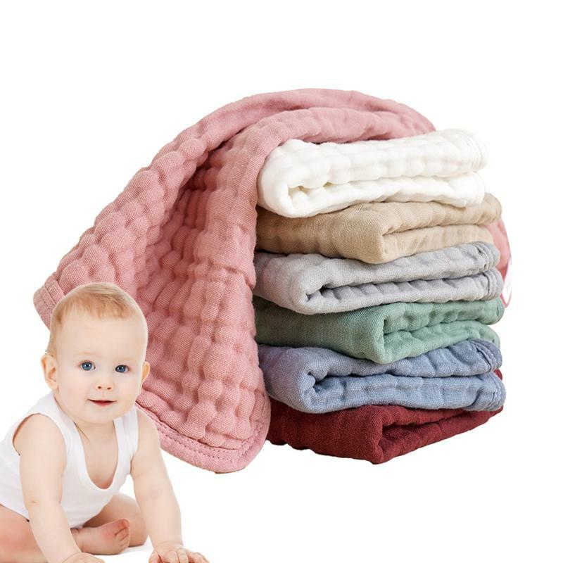 Baby Cotton Burp Panos para criança infantil recém-nascida, Rags Breathable Burp, Panos confortáveis para crianças