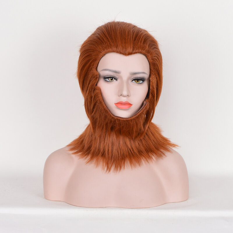 Journey to the West: Monkey King's Return Monkey King Wig Neckband Full Set of Synthetic Fiber Short Wig