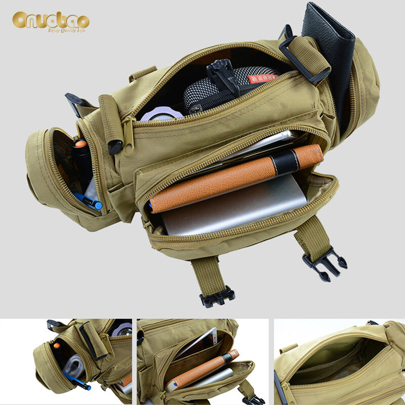 Multifunctional Tactical Waist Bag Outdoor Sports Leisure Travel Cycling Mobile Phone Portable Shoulder Bag