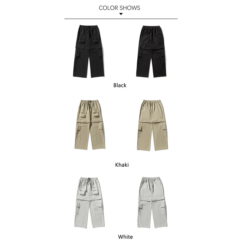 TFETTERS-Calças masculinas largas com vários bolsos, nova marca de calças ao ar livre, montanhismo clássicos roupas masculinas, primavera, 2022