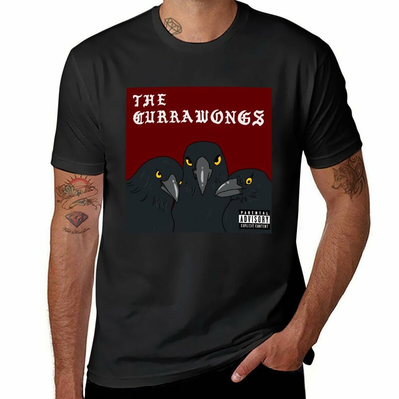 Currawongs 티셔츠 스포츠 팬 블라우스, 미적 의류, 직기의 과일 티셔츠