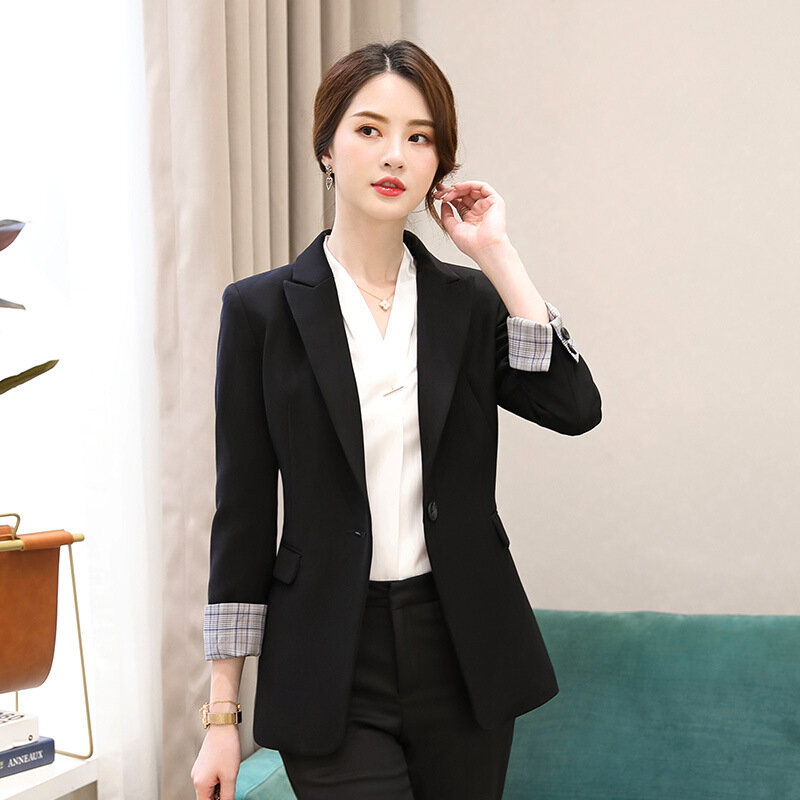 2024 Spring/Summer New Women's Suit Coat Commuter Office Slim Fit Leisure Women's Blazers