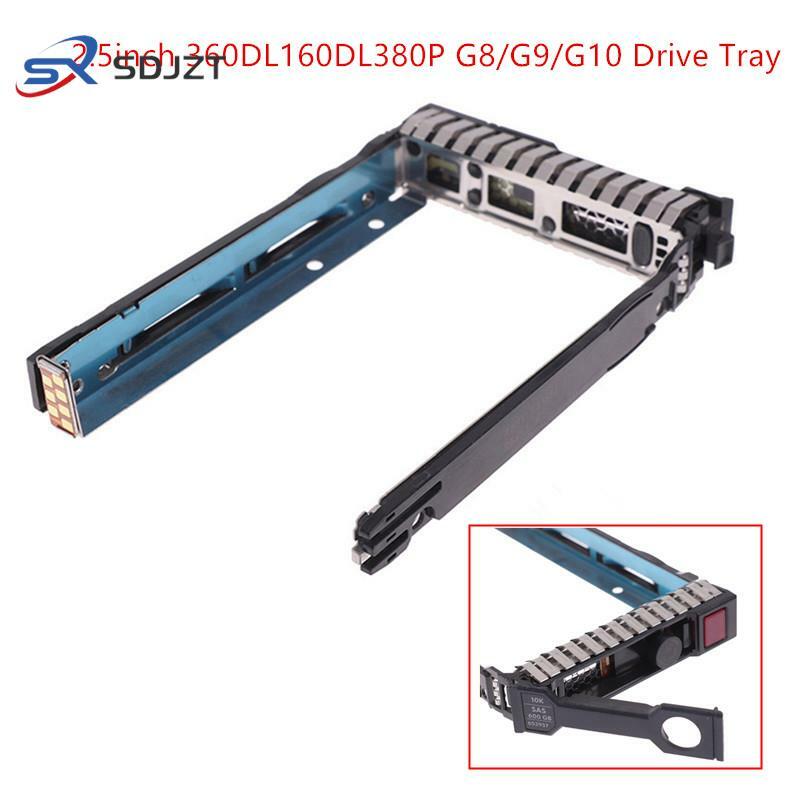 2.5 "SFF SAS SATA Hdd Tray Caddy with 4 screws for HP G8 Gen8 G9 DL380p 651699 DL360p 651699-001 651687-001 ML350e ML310e