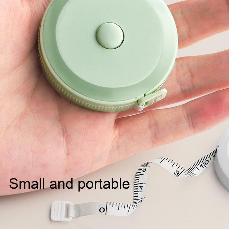 Ручная тканевая измерительная лента для тела, миниатюрная рулетка с двойными весами для шитья, для офиса и гостиной