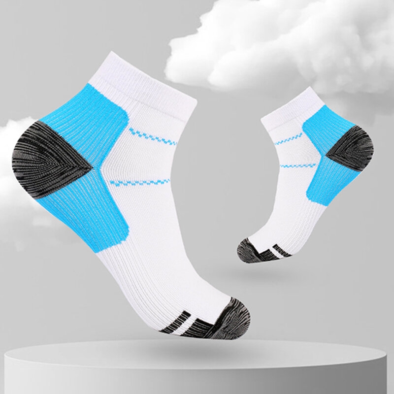 Носки для фитнеса, спортивные носки, поглощающие пот, короткие носки унисекс, Компрессионные носки для ног, уличные спортивные снимают напряжение при формировании стоп