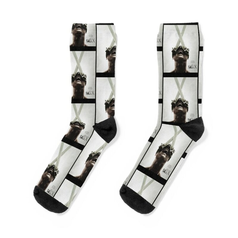 Säge x Fingers eyeball Socken Geschenke beheizte bewegliche Strümpfe Golf Frauen Socken Männer