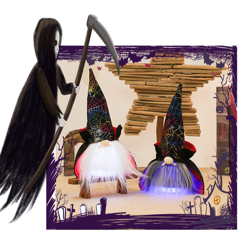 Poupée en peluche Gnome sans visage pour enfants, décoration d'halloween, ornement de bureau, Cosplay, cadeau idéal pour noël