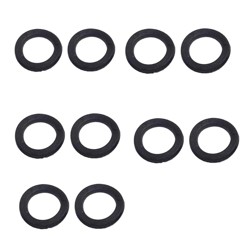 Оригинальные резиновые шайбы с внутренним содержимым, черные, плоские мм, стандартные пластиковые шайбы, количество шт., черные мм