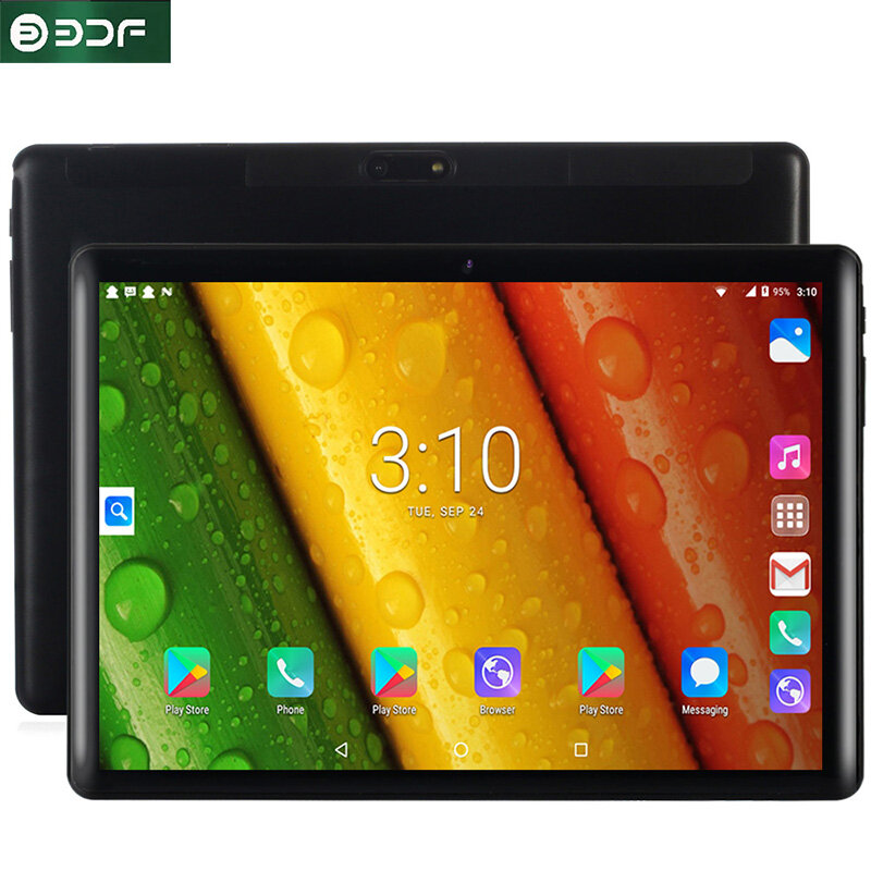 Tablets Dual SIM com Octa Core, 4GB de RAM, 64GB de armazenamento, 3G Phone Calling Tab, Hipad Pro, Android 9.0 Tablet, 10,1 polegadas