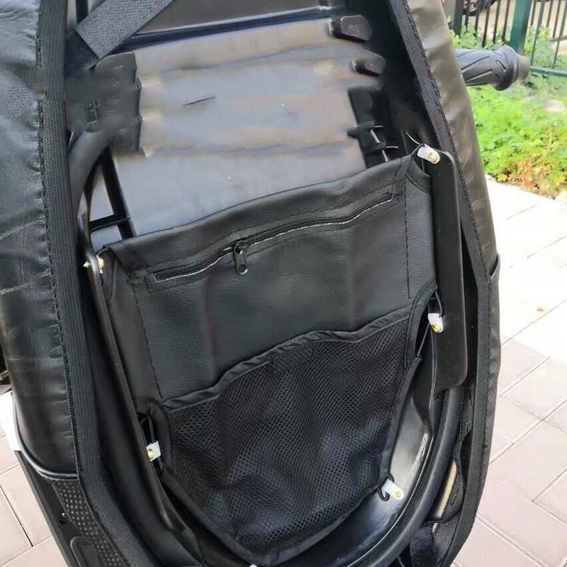 Sotto il sedile moto Storage moto sotto il sedile borse da sella in pelle PU moto sotto il sedile Storage Pouch Bag Organizer Fit