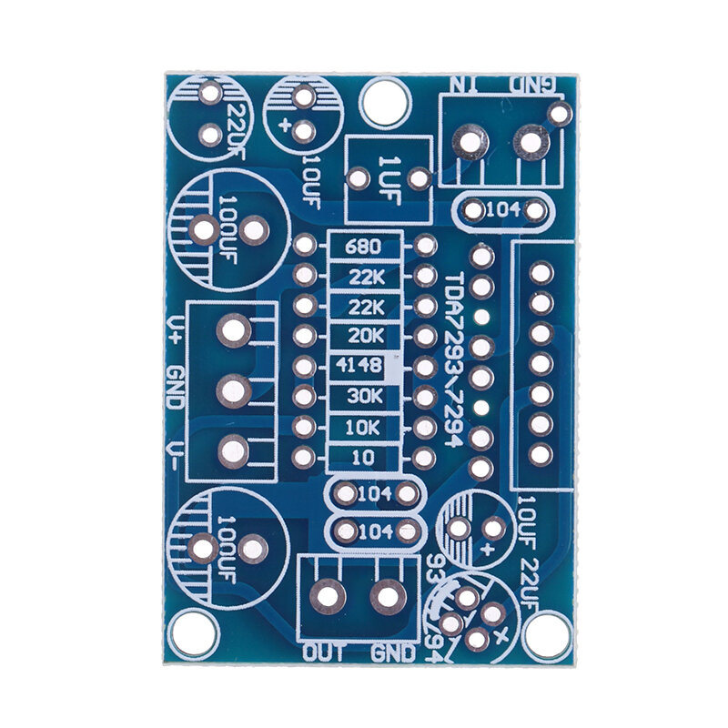 Placa amplificadora Mono TDA7293/TDA7294, circuito PCB, placa vacía, piezas de repuesto, potencia máxima de salida 85W, 3 piezas