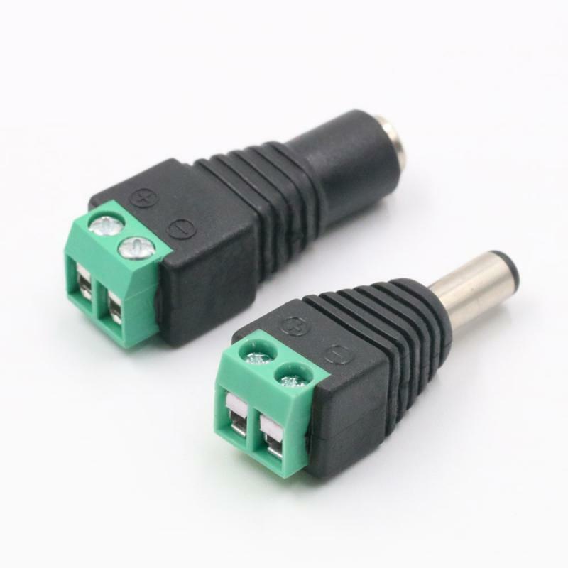 Pvc Security Power Durable Surveillance Advanced Technology Solderless Connector For Led Copper Wire Led Adapter Versatile 12v