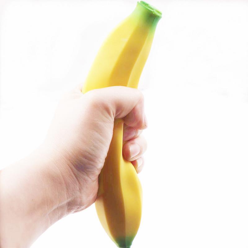 20CM Simulation Banana Toy Slow Rising Squeeze Stress Doll