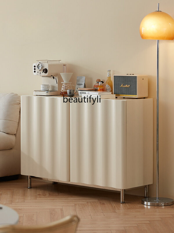 Nordic moderno minimalista leggero modello di design di lusso corridoio credenza gamba corta armadietto decorativo armadietto del vino soggiorno
