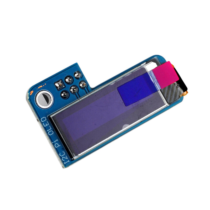 Módulo de pantalla OLED para RPI Raspberry Pi 1, B +, Pi 2, Pi 3 y Pi Zero, pantalla azul y blanca, 0,91 pulgadas, 128x32