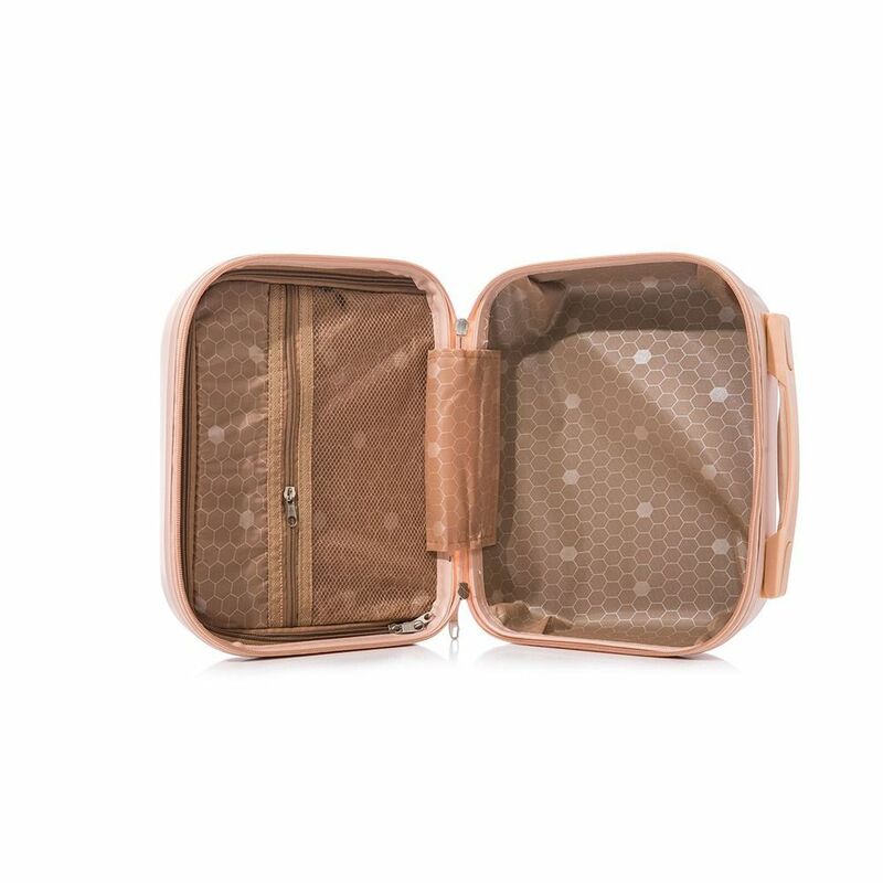 Storage Toiletry Box Solid Color Suitcase Travel Organizer Mini Luggage 14-inch Cosmetic Cases Square Box Organizer Case