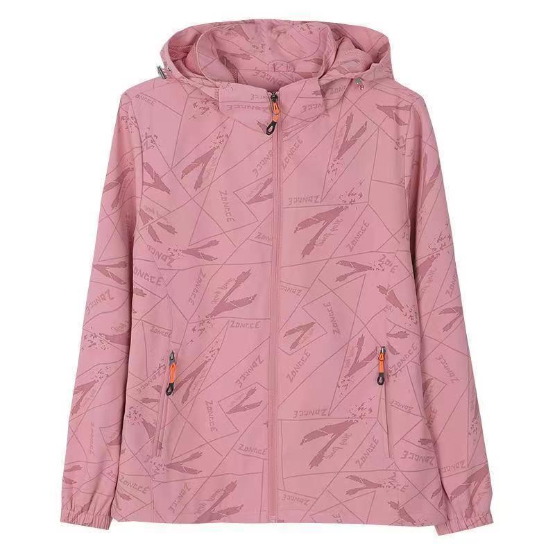 여성용 후드 재킷, 방수 재킷, 캐주얼 루즈 등산복 코트, 2024 용수철 가을 신상