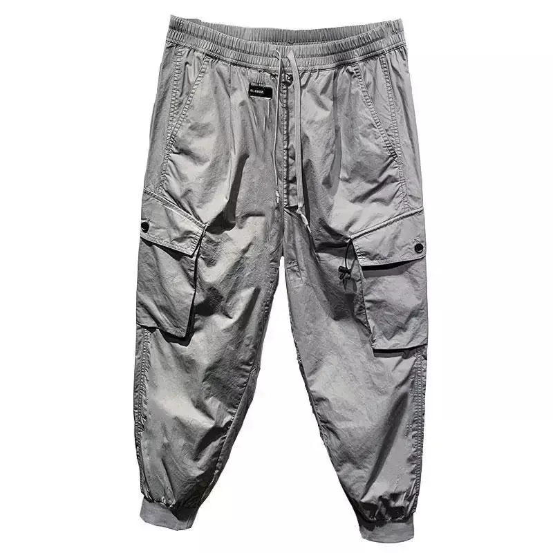 Trousers Man Harem Cargo Pants for Men Joggers Grey Fishing Long Slacks Fashion Loose High Quality Luxury Korean Style Cheap Y2k
