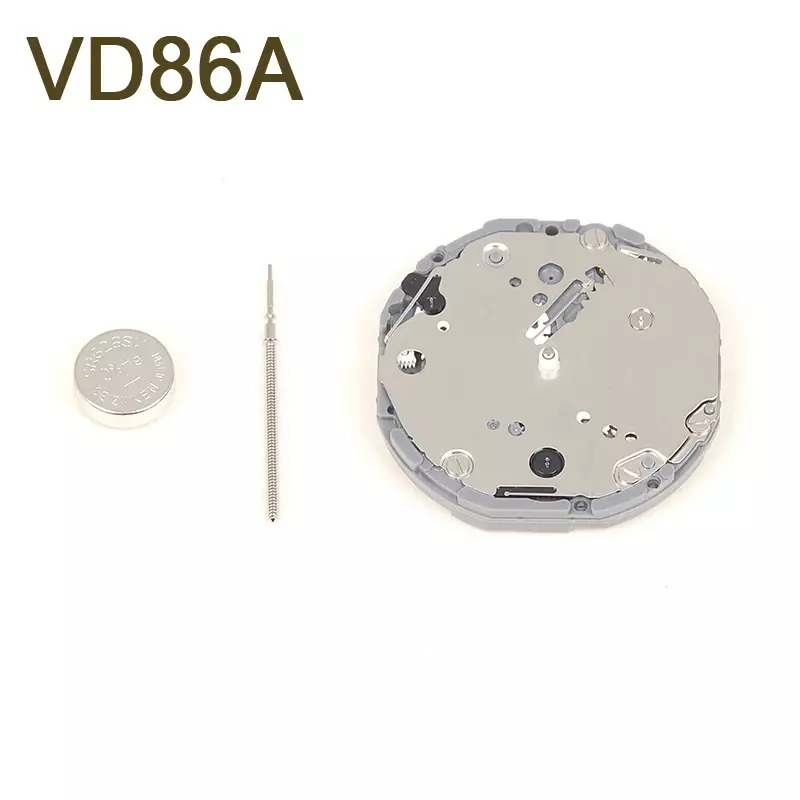 Японский механизм VD86A VD86, кварцевый механизм с пятью стрелками 2.6.10, маленький секундный часовой механизм для ремонта, запасные части