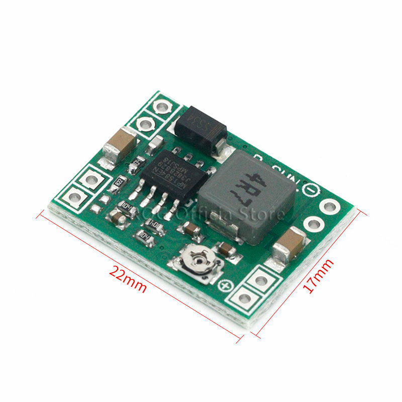 Ultra-Small Size DC-DC Step Down Power Supply Module MP1584EN 3A Adjustable Buck Converter for Arduin0 Replace LM2596