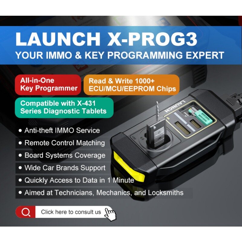 X431 prog3 xsprogs-完全な車のキー,x431vモデル,prog 3 x431pro 5 x-prog 3 x-prog,3キープログラミングツール,2022新品