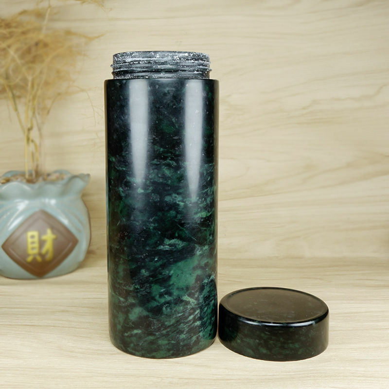 Natürliche Tibetischen Jade Medizin König Stein Tee Tasse Aktive Magnetische Vielseitig Tasse Schmuck
