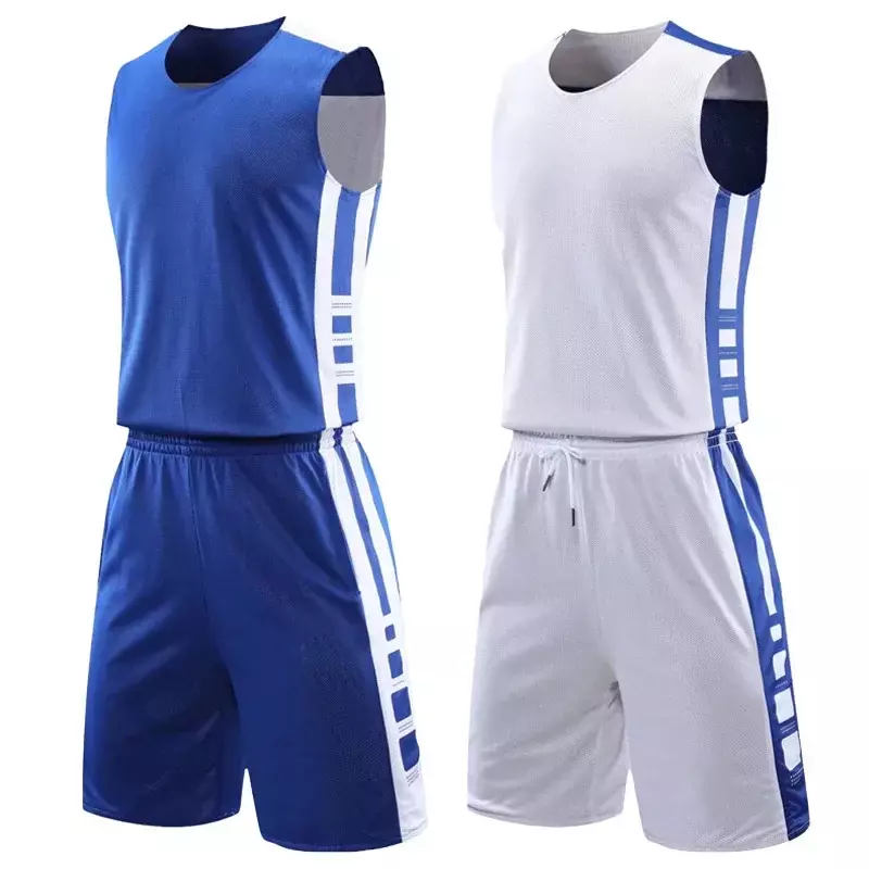 Men/ Women Double-Side Basketball Jerseys Suit,College Mens Reversible Basketball Uniforms Sport clothing