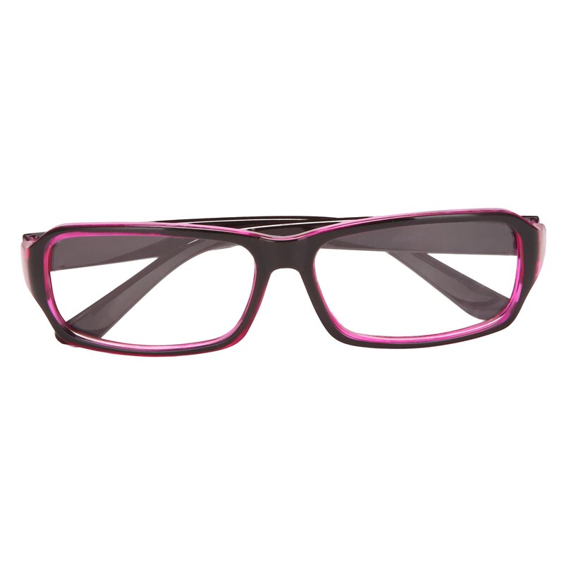 Plastic Full Rim Clear Lens Bril Brillen Zwart Paars Voor Vrouwen Man