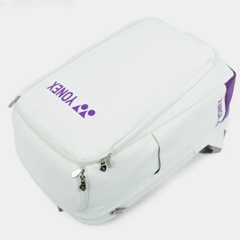 Спортивная сумка Yonex для ракеток для бадминтона, утолщенный водонепроницаемый вместительный ранец из искусственной кожи, подходит для тенниса