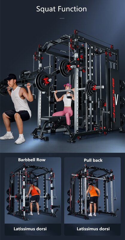 2022 attrezzature per il Fitness home bench press squat gantry machine equipment set multifunzione combinazione allenamento completo