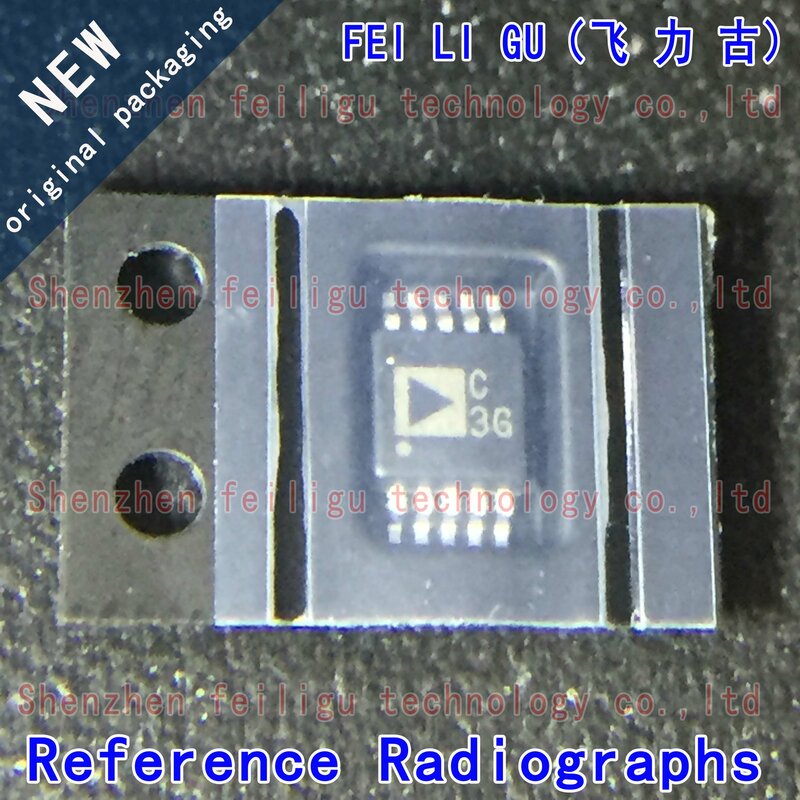 Pacote de impressão de tela C3G AD7788BRMZ-REEL AD7788BRMZ AD7788BRM AD7788, MSOP10 16 bits ADC Chip, 100% original, novo, 1-30pcs