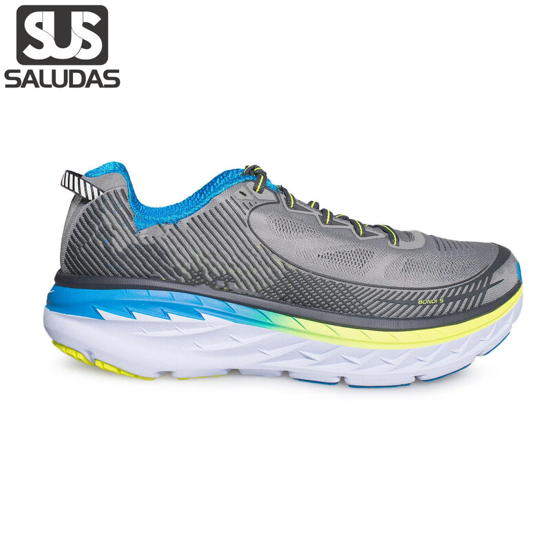 SALUDAS Bondi 5 Sports Shoes Men and Women Road Running Shoes Elastic Cushioning Soft Sole Fitness Couple's Jogging Sneakers