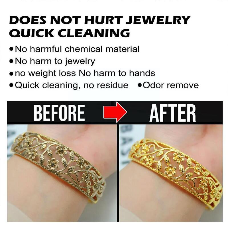 50ml Jewelry Cleaner Watch Rings Spray Versatile Rust Anti Rings Rust Protection Making Diamond Detergent Remover Tarnish L8X6