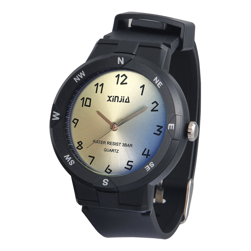 Повседневные Модные кварцевые часы с квадратной стрелкой для мальчиков и девочек, студентов, водонепроницаемые наручные часы