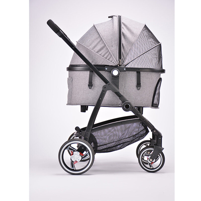 Modern Luxury Pet Stroller Aluminum Stroller Dog Carrier