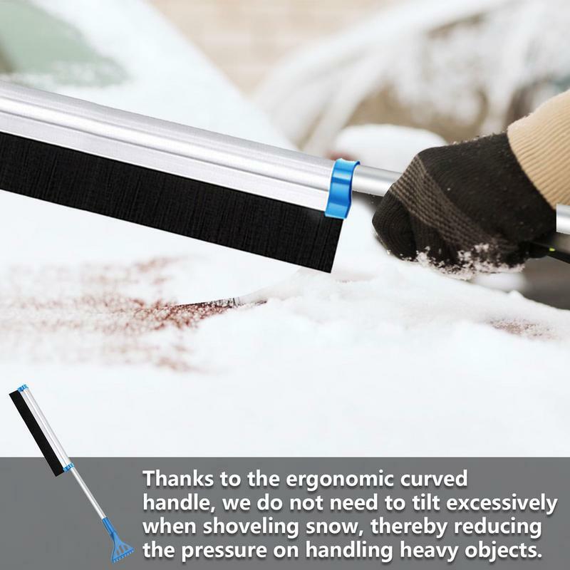 Do usuwania śniegu zestaw 3 w 1 skrobaczka do usuwania szczotek wielofunkcyjne odłączane narzędzie usuwanie śniegu do samochodu ciężarowego na podwórku
