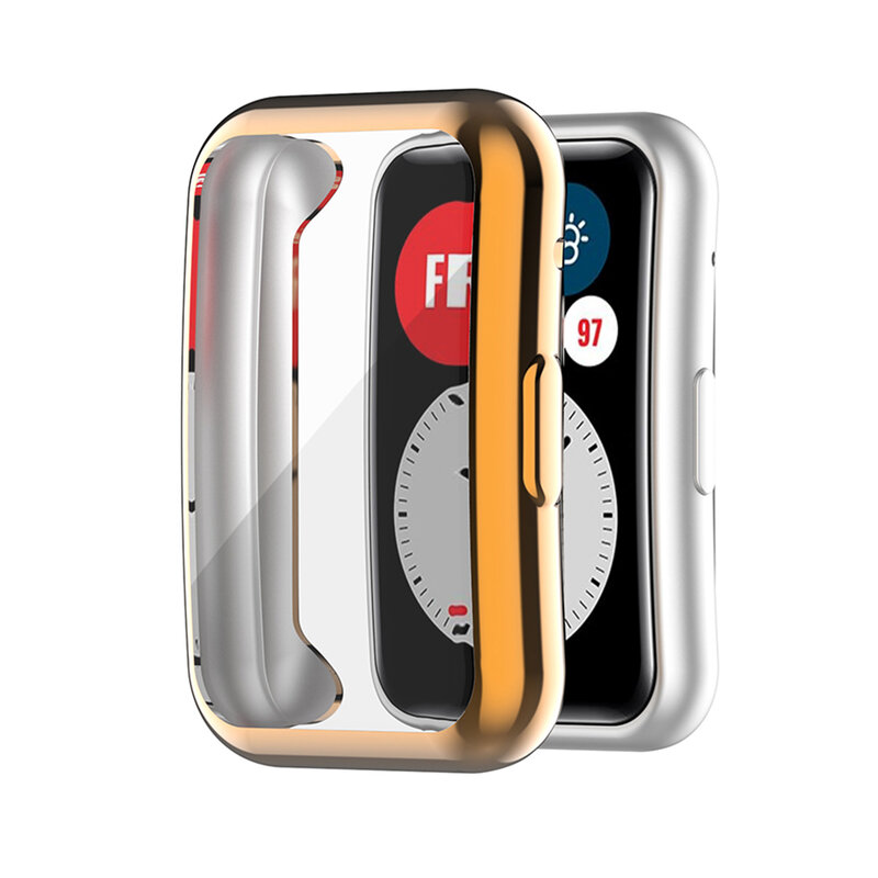 Funda protectora de TPU galvanizada para Huawei Watch Fit, edición especial, Protector de pantalla completa, accesorios de cubierta