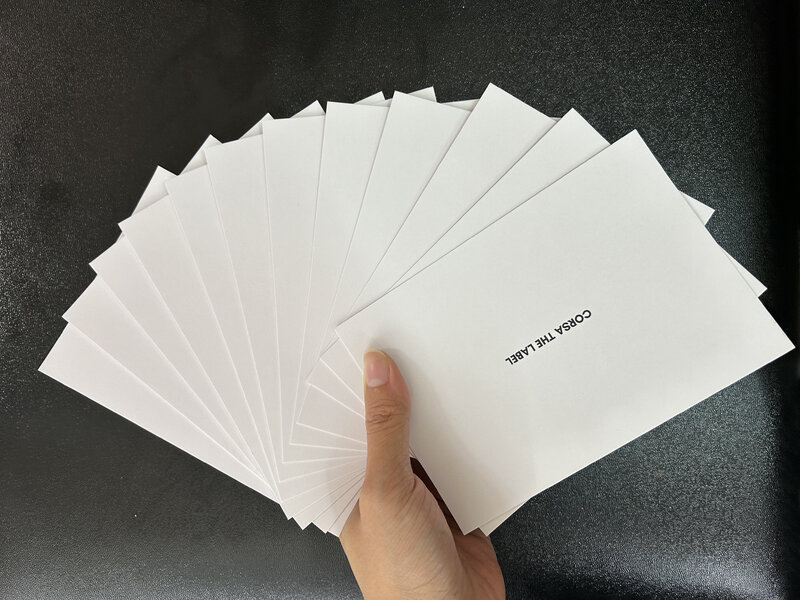 両面のパーソナライズされたロゴ,カード,招待状,ギフトカード,情報カード,10x14.5cm