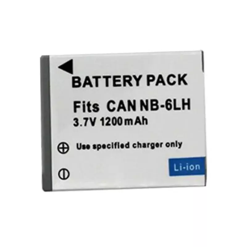 Batería para cámara de NB-6L, cargador de CA para Canon PowerShot S90 SD770 D10 IXUS 85IS SX520 HS SX530 SX610 SX700, 1200mAh, NB-6LH, NB6L