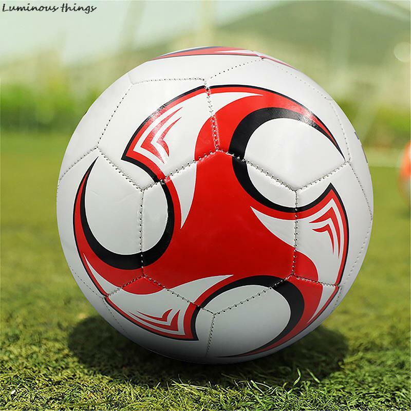 Balón de fútbol de PU suave y duradero para entrenamiento al aire libre, pelota de fútbol sin costuras, suministros de juego de entrenamiento en grupo, tamaño 4, 1 unidad