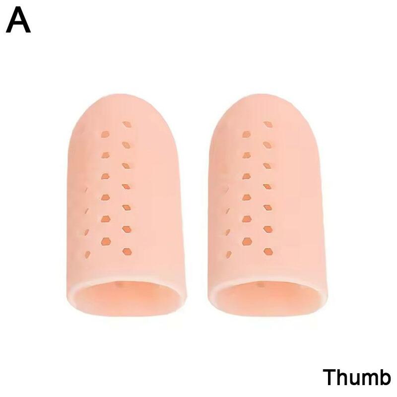 1pair Breathable Toe Protectors Sleeve Bunion Pads Cushion Big Toe Guards Silicone Toe Covers For Of Ingrown Toe D6u0