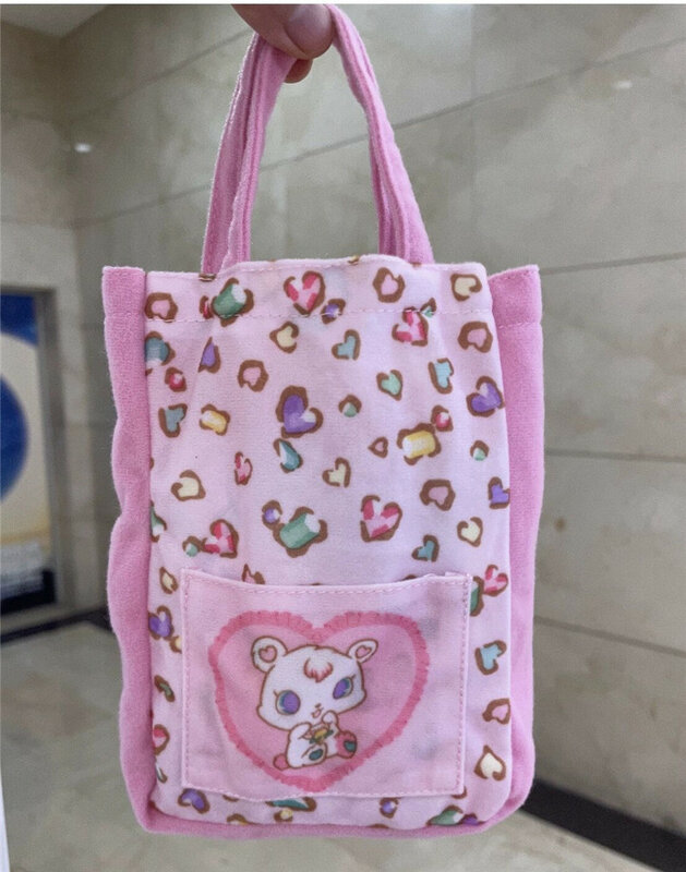 여성용 보석 애완동물 미니 핸드백, 여성용 소형 핸드백, 만화 애니메이션 카와이 귀여운 정리함 보관 가방