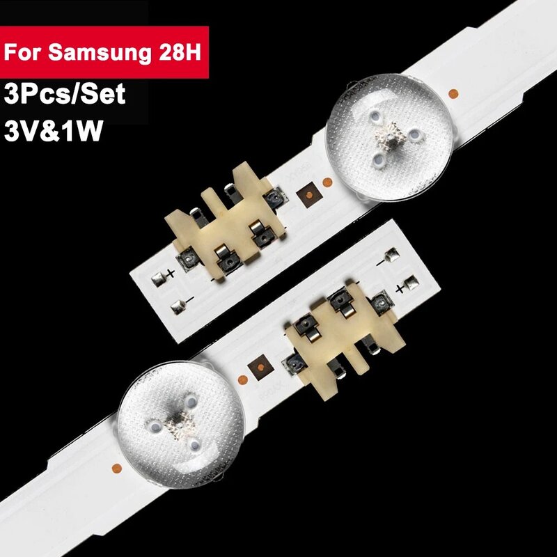 Tira de luces Led para iluminación trasera de Tv Samsung, accesorio para televisor Samsung de 28H, D4GE-280DC0-R2/R3/2014SVS28_3228_D6, 3 unidades/juego, 561mm, 3V, 6 lámparas, UE28J4100